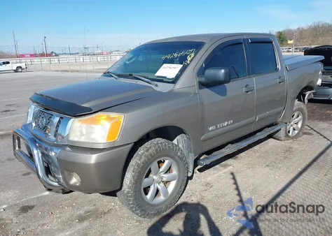 2008 Nissan Titan Se из США, поврежденный, VIN 1N6BA07D68N311118